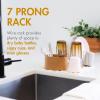 imageBoon ARC Modular Baby Bottle Drying Rack  Includes Silicone Drying Mat Accessory Cup and 7Prong Wire Bottle Rack  Baby Essentials