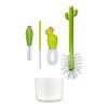 imageBoon Cacti Replacement Baby Bottle Brushes  Includes Bottle Cleaner Brush Straw Cleaner Brush Nipple Brush and Detail Brush for Baby Bottles  Newborn Essentials  Sage  4 Count4 Piece Set