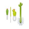imageBoon Cacti Replacement Baby Bottle Brushes  Includes Bottle Cleaner Brush Straw Cleaner Brush Nipple Brush and Detail Brush for Baby Bottles  Newborn Essentials  Sage  4 Count4 Piece Set