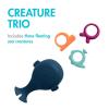 imageBoon Chomp Whale Bath Toy  Interactive Baby Bath Toys for Sensory Fun  Sensory Toddler Toys for Bath Time  Baby Gifts and Toddler Water Toys  Aqua  Ages 12 Months and UpNavy