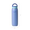 imageBoon Frosh Portable Breast Milk Chiller  Stainless Steel Breast Milk Cooler  Stainless Steel Portable Milk Storage Container  Blue  Keeps Breast Milk Cold for up to 17 HoursBlue