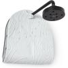 imageBoon GRIFFLE Textured Non Slip Baby Bath Tub Mat with Hanging Hook and Drain Holes GrayGriffle