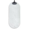 imageBoon GRIFFLE Textured Non Slip Baby Bath Tub Mat with Hanging Hook and Drain Holes GrayGriffle