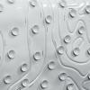 imageBoon GRIFFLE Textured Non Slip Baby Bath Tub Mat with Hanging Hook and Drain Holes GrayGriffle