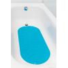 imageBoon GRIFFLE Textured Non Slip Baby Bath Tub Mat with Hanging Hook and Drain Holes GrayRipple