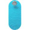 imageBoon GRIFFLE Textured Non Slip Baby Bath Tub Mat with Hanging Hook and Drain Holes GrayRipple