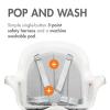 imageBoon GRUB Adjustable Baby High Chair  Convertible High Chair and Toddler Chair  High Chairs for Babies and Toddlers 6 Months to 6 Years  Dishwasher Safe  WhiteWhite Highchair