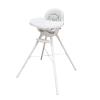 imageBoon GRUB Adjustable Baby High Chair  Convertible High Chair and Toddler Chair  High Chairs for Babies and Toddlers 6 Months to 6 Years  Dishwasher Safe  WhiteWhite Tray