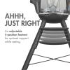 imageBoon GRUB Adjustable Baby High Chair  Convertible High Chair and Toddler Chair  High Chairs for Babies and Toddlers 6 Months to 6 Years  Dishwasher Safe  WhiteGray Highchair