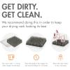 imageBoon Grass Plastic Drying Rack  Modern Countertop Baby Bottle Organizer  975 x 988 x 30 inches  GrayGray