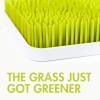 imageBoon Grass Plastic Drying Rack  Modern Countertop Baby Bottle Organizer  975 x 988 x 30 inches  GrayGreen Bundle