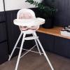 imageBoon Grub Extra Machine Washable Chair Pad for use with Baby High Chair Blush Pink