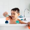 imageBoon Jellies Suction Cup Bath Toys  Bathtub Baby Sensory Toys  Jellyfish Suction Toys for Bath Time  NavyCoral  Baby and Toddler Bath Toys  9 Count  Ages 12 Months and UpNavyCoral