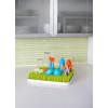 imageBoon Lawn Countertop Baby Bottle Drying Rack with Antimicrobial Tray  Spring Green  Bottle Rack and Organizer  Baby Feeding Essentials  135 x 11 x 25  1 CountGreen