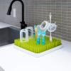 imageBoon Lawn Countertop Baby Bottle Drying Rack with Antimicrobial Tray  Spring Green  Bottle Rack and Organizer  Baby Feeding Essentials  135 x 11 x 25  1 CountGreen