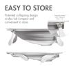 imageBoon NAKED 2Position Collapsible Baby Bathtub Recline or Sit Up for Infants and Toddlers  Gray
