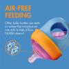 imageBoon Nursh Reusable Silicone Pouch Baby Bottles  Medium Flow Nipple  Silicone Baby Bottle Pouch and Nipple  Baby Feeding Essentials  Mint  36 Months  3 Count  8 OunceColor Block