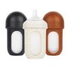 imageBoon Nursh Reusable Silicone Pouch Baby Bottles  Medium Flow Nipple  Silicone Baby Bottle Pouch and Nipple  Baby Feeding Essentials  Mint  36 Months  3 Count  8 OunceSpeckle