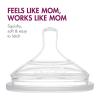 imageBoon Nursh Reusable Silicone Pouch Baby Bottles  Medium Flow Nipple  Silicone Baby Bottle Pouch and Nipple  Baby Feeding Essentials  Mint  36 Months  3 Count  8 OuncePink