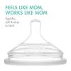 imageBoon Nursh Reusable Silicone Pouch Baby Bottles  Medium Flow Nipple  Silicone Baby Bottle Pouch and Nipple  Baby Feeding Essentials  Mint  36 Months  3 Count  8 OunceMint