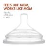 imageBoon Nursh Reusable Silicone Pouch Baby Bottles  Medium Flow Nipple  Silicone Baby Bottle Pouch and Nipple  Baby Feeding Essentials  Mint  36 Months  3 Count  8 OunceSpeckle