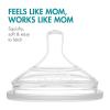 imageBoon Nursh Reusable Silicone Pouch Baby Bottles  Medium Flow Nipple  Silicone Baby Bottle Pouch and Nipple  Baby Feeding Essentials  Mint  36 Months  3 Count  8 OunceBlue