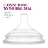 imageBoon Nursh Silicone Baby Bottle Nipples  Bottle Nipples for Boon Nursh Baby Bottles  Baby BottleFeeding Supplies  Fast Flow Baby Bottle Nipples  3 CountSlow Flow