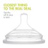 imageBoon Nursh Silicone Baby Bottle Nipples  Bottle Nipples for Boon Nursh Baby Bottles  Baby BottleFeeding Supplies  Fast Flow Baby Bottle Nipples  3 CountMedium Flow
