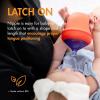 imageBoon Nursh Silicone Baby Bottle Nipples  Bottle Nipples for Boon Nursh Baby Bottles  Baby BottleFeeding Supplies  Fast Flow Baby Bottle Nipples  3 CountColorblock Fast Flow
