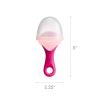 imageBoon PULP Silicone Baby Feeder  1 Count  Pink and Blush  Soft Silicone Vegetable and Fruit Feeders  Teething Baby Essentials