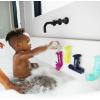 imageBoon Pipes Toddler Bath Toys  Interactive Toddler Sensory Toys  Suction Bath Toys for Hand Eye Coordination and Fine Motor Skills  Multicolored  5 Count Ages 12 Months and UpGray