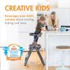 imageBoon Pivot Toddler Tower  Folding Toddler Step Stool for Bathroom Sink or Kitchen Countertop  Step Stool for Toddlers with CPC Certification  Gray  Ages 18 Months to 4 YearsGray