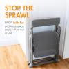 imageBoon Pivot Toddler Tower  Folding Toddler Step Stool for Bathroom Sink or Kitchen Countertop  Step Stool for Toddlers with CPC Certification  Gray  Ages 18 Months to 4 YearsGray