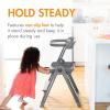 imageBoon Pivot Toddler Tower  Folding Toddler Step Stool for Bathroom Sink or Kitchen Countertop  Step Stool for Toddlers with CPC Certification  Gray  Ages 18 Months to 4 YearsGray