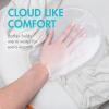 imageBoon Puff Inflatable Baby Bather  Infant Bathtub Includes Microfleece Cover and Contoured Sides  Inflatable Baby Bathtub for Newborns and InfantsGrey