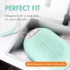 imageBoon Puff Inflatable Baby Bather  Infant Bathtub Includes Microfleece Cover and Contoured Sides  Inflatable Baby Bathtub for Newborns and InfantsMint