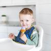 imageBoon Pulp Silicone Baby Fruit Feeder  Soft Silicone Baby Feeding Set  Fruit and Vegetable Baby Led Weaning Supplies  Baby Feeding Essentials  BlueMustard and GrayMint  2 CountMint