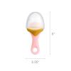 imageBoon Pulp Silicone Baby Fruit Feeder  Soft Silicone Baby Feeding Set  Fruit and Vegetable Baby Led Weaning Supplies  Baby Feeding Essentials  BlueMustard and GrayMint  2 CountPinkMauve