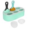 imageBoon Pulp Silicone Baby Fruit Feeder  Soft Silicone Baby Feeding Set  Fruit and Vegetable Baby Led Weaning Supplies  Baby Feeding Essentials  BlueMustard and GrayMint  2 CountMint