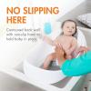 imageBoon Soak 3 Stage Baby Bathtub  Baby Bath Tub with Three Support Positions for Newborn to Toddlers  Color Changing Drain Plug for Ideal Bath Temperature  Gray  Ages 0 to 18 Months and UpWhite