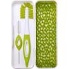 imageBoon Travel Silicone Drying Rack Green ampamp White Multi B11015A3 Piece Set