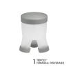 imageBoon Tripod Formula Container  Gray 1 Count Pack of 1Grey