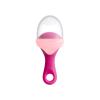 imageBoon PULP Silicone Baby Feeder  1 Count  Pink and Blush  Soft Silicone Vegetable and Fruit Feeders  Teething Baby Essentials