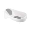 imageBoon Soak 3 Stage Baby Bathtub  Baby Bath Tub with Three Support Positions for Newborn to Toddlers  Color Changing Drain Plug for Ideal Bath Temperature  Gray  Ages 0 to 18 Months and UpWhite