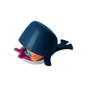 imageBoon Chomp Whale Bath Toy  Interactive Baby Bath Toys for Sensory Fun  Sensory Toddler Toys for Bath Time  Baby Gifts and Toddler Water Toys  Aqua  Ages 12 Months and UpNavy
