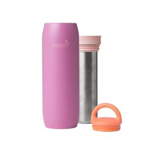 imageBoon Frosh Portable Breast Milk Chiller  Stainless Steel Breast Milk Cooler  Stainless Steel Portable Milk Storage Container  Blue  Keeps Breast Milk Cold for up to 17 HoursPurple