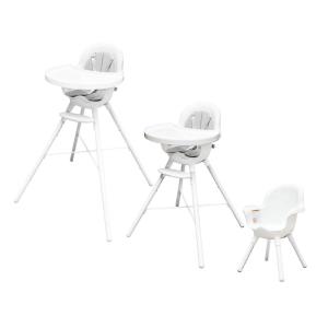 imageBoon GRUB Adjustable Baby High Chair  Convertible High Chair and Toddler Chair  High Chairs for Babies and Toddlers 6 Months to 6 Years  Dishwasher Safe  WhiteWhite Highchair