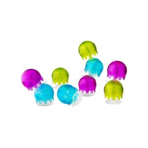 imageBoon Jellies Suction Cup Bath Toys  Bathtub Baby Sensory Toys  Jellyfish Suction Toys for Bath Time  NavyCoral  Baby and Toddler Bath Toys  9 Count  Ages 12 Months and UpMulti