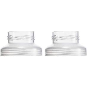 imageBoon Nursh Wide Neck Breast Pump Adaptor  Works with Spectra and Avent Breast Pumps  Compatible Nursh Bottles  Breastfeeding and BottleFeeding Essentials  1 Count1 Count Pack of 2