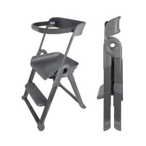 imageBoon Pivot Toddler Tower  Folding Toddler Step Stool for Bathroom Sink or Kitchen Countertop  Step Stool for Toddlers with CPC Certification  Gray  Ages 18 Months to 4 YearsGray
